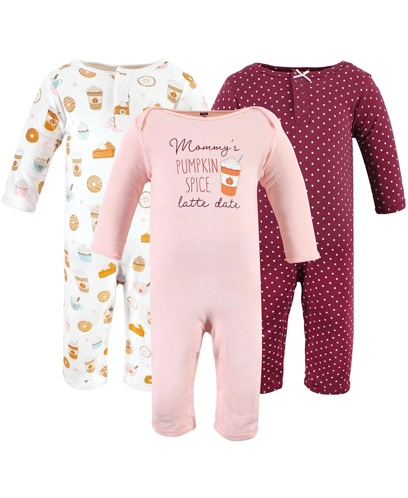 Hudson Baby Baby Girls Hudson Cotton Coveralls