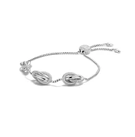 Judith Ripka Eternity Love Knot Friendship Bracelet