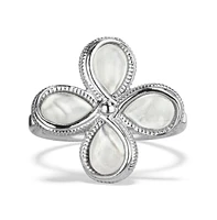 Judith Ripka Jardin Flower Ring with Mother of Pearl