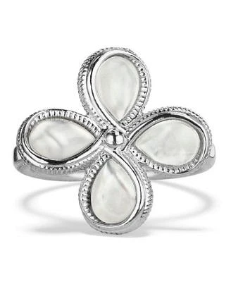 Judith Ripka Jardin Flower Ring with Mother of Pearl