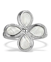 Judith Ripka Jardin Flower Ring with Mother of Pearl