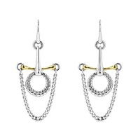 Judith Ripka Vienna Bit Chandelier Drop Earrings with 18K Gold