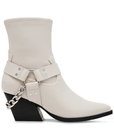 Dv Dolce Vita Women's Keeler Harness Moto Engineer Chain Heeled Boots
