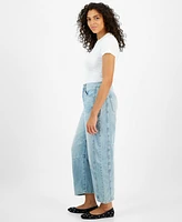 And Now This Women's High-Rise Barrel-Leg Jeans, Created for Macy's