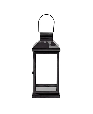 Streamdale Furniture Minimalist Modern Lantern with Tapered Design and Tempered Glass