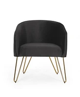 Simplie Fun Luxurious Velvet Club Chair for Modern Glam Living Rooms