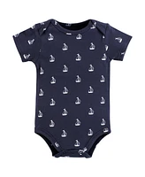 Hudson Baby Boys Cotton Bodysuits