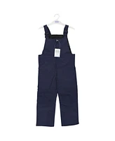 Hudson Baby Baby Boys Unisex Snow Bib Overalls, Solid Navy