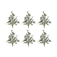 Slickblue Set of 6 Lifelike Artificial Sprays for Stunning Home Decor