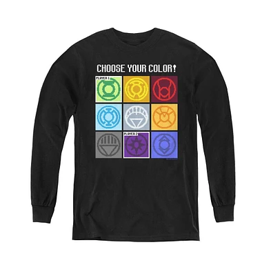 Dc Comics Boys Youth Choose Your Color Long Sleeve Sweatshirts