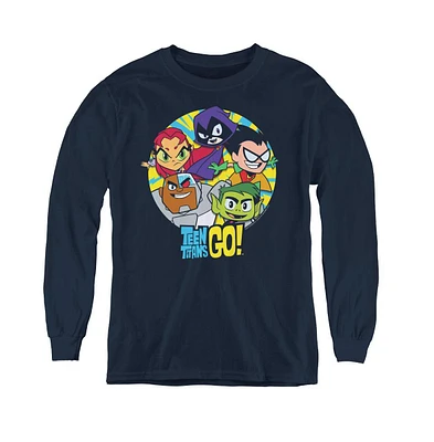 Teen Titans Go Youth Group Long Sleeve Sweatshirts