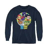 Teen Titans Go Boys Youth Group Long Sleeve Sweatshirts