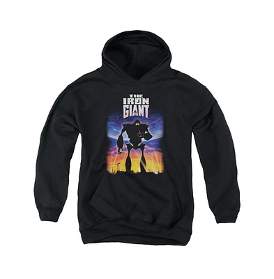 Iron Giant Boys Youth Poster Pull Over Hoodie / Hooded Sweatshirt