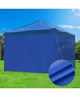 InstaHibit Sidewall UV30+ Fits 10x10ft Canopy Outdoor Picnic 1 Piece Garden