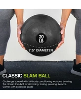 ProsourceFit Classic Slam Ball, 20 lb