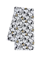 Lambs & Ivy Snoopy Muslin Swaddle Blanket & Mini Plush Newborn Baby Gift Set