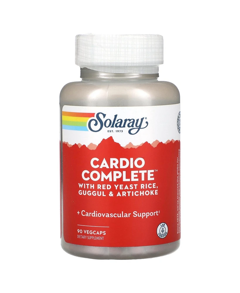 Solaray CardioComplete, Cardiovascular System Support | Red Yeast Rice, Guggul & Artichoke