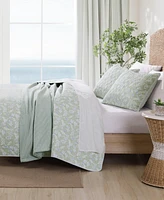Closeout! Tommy Bahama Home Pineapple Bloom Reversible Piece Quilt Set