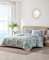 Closeout! Tommy Bahama Home Island Orchid Reversible 2 Piece Quilt Set, Twin