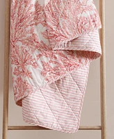 Tommy Bahama Home Coral Garden Reversible Piece Quilt Set