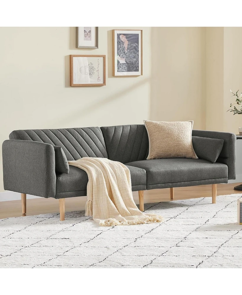 Simplie Fun Modern Minimalist Sofa Bed Comfort and Style Redefined