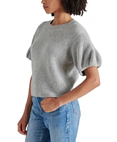 Steve Madden Women's Jadey Bubble-Sleeve Sweater