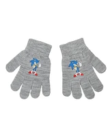 Starwars Boys Sonic the Hedgehog Youth Cuffed Beanie and Gloves Set