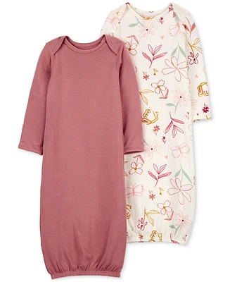 Carter's Baby PurelySoft Sleeper Gowns, Pack of 2