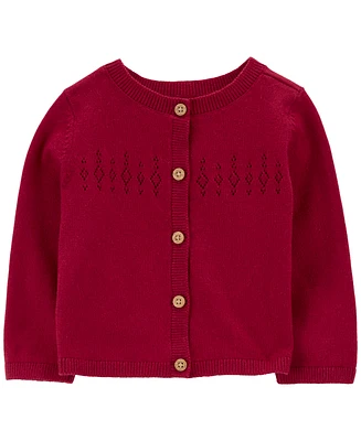 Carter's Baby Girls Cotton Dressy Cardigan