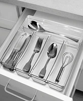 Oggi 5-Compartment 13" x 9.25" x 1.75", Silverware Organizer