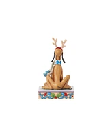 Jim Shore Disney Traditions Pluto Antlers Figurine