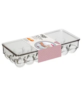 Oggi 21 Egg Tray Stackable Covered Egg Holder