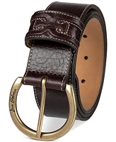 Sam Edelman Women's Glossy Texture Leather Belt