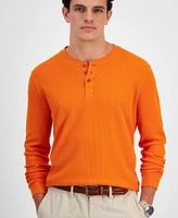 Club Room Men's Thermal Long-Sleeve Henley