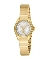 Roberto Cavalli Women's Quartz Gold-tone Stainless Steel Watch 26mm