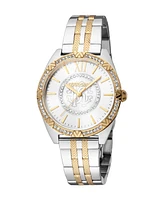 Roberto Cavalli Women's Quartz Two-tone Stainless Steel Watch 34mm