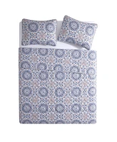 Vcny Home Sea Medallion 3-Piece Quilt Set