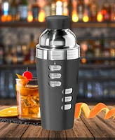 Oggi Dial a Drink 23oz Stainless Steel Cocktail Shaker