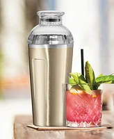 Oggi Groove 17oz. Double Wall Vacuum Insulated Stainless Steel Cocktail Shaker