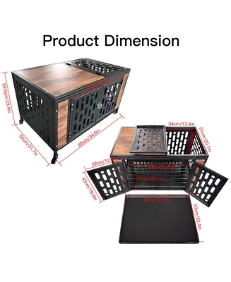 Secure and Spacious Indoor Dog Cage for Rest, Safety, and Training