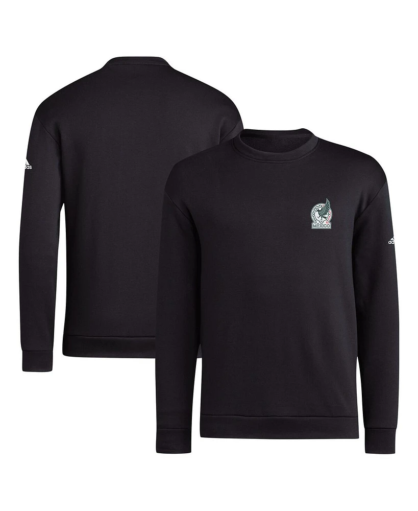 Adidas Men's Black Mexico National Team Fleece Pullover Sweatshirt