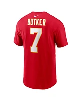 Nike Men's Harrison Butker Red Kansas City Chiefs Name Number T-Shirt