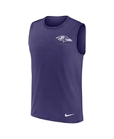 Nike Men's Purple Baltimore Ravens Muscle Tank Top