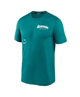 Nike Men's Aqua Seattle Mariners Authentic Collection Early Work Tri-Blend Performance T-Shirt