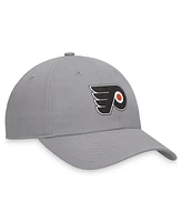 Fanatics Men's Gray Philadelphia Flyers Extra Time Adjustable Hat