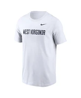 Nike Men's White West Virginia Mountaineers Primetime Evergreen Wordmark T-Shirt