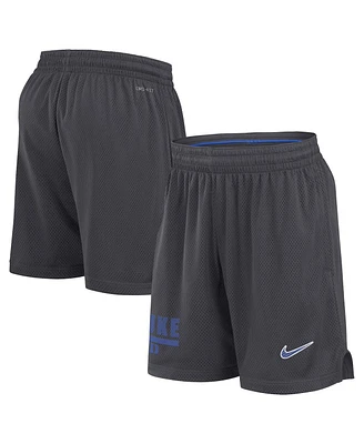 Nike Men's Anthracite Duke Blue Devils 2024 Sideline Mesh Shorts