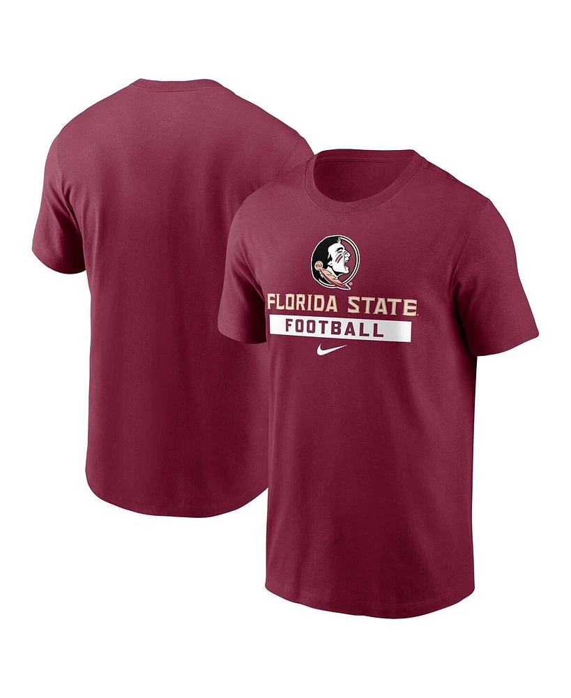 Nike Men's Garnet Florida State Seminoles Football T-Shirt