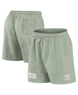 Fanatics Men's Light Green Green Bay Packers Elements Shorts