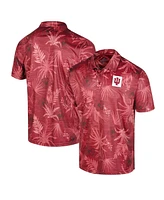 Colosseum Men's Crimson Indiana Hoosiers Big Tall Palms Polo